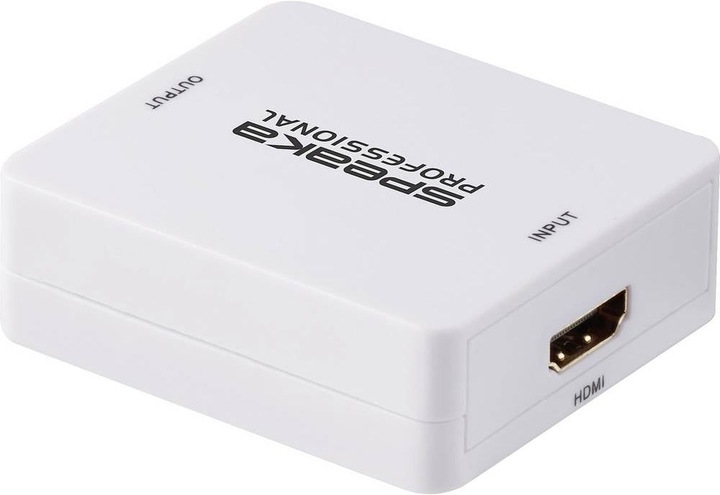 Actual product image SpeaKa Professional HDMI Audio Extractor with jack and cinch audio (R/L) output