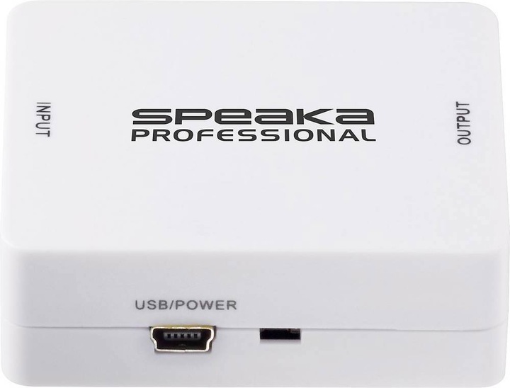 Actual product image SpeaKa Professional HDMI Audio Extractor with jack and cinch audio (R/L) output