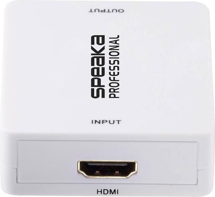 Produktbild SpeaKa Professional HDMI Audio Extractor mit Klinke und Cinch Audio (R/L) Ausgang