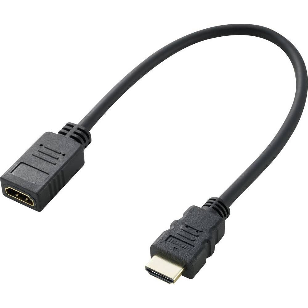 SpeaKa Professional HDMI-Verlängerungskabel 0.3 m (0.30 m, HDMI), Video Kabel