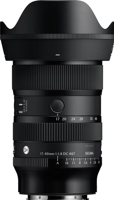 Produktbild Sigma 17-40mm F1,8 DC | Art, Sony-E (Sony E, APS-C / DX)