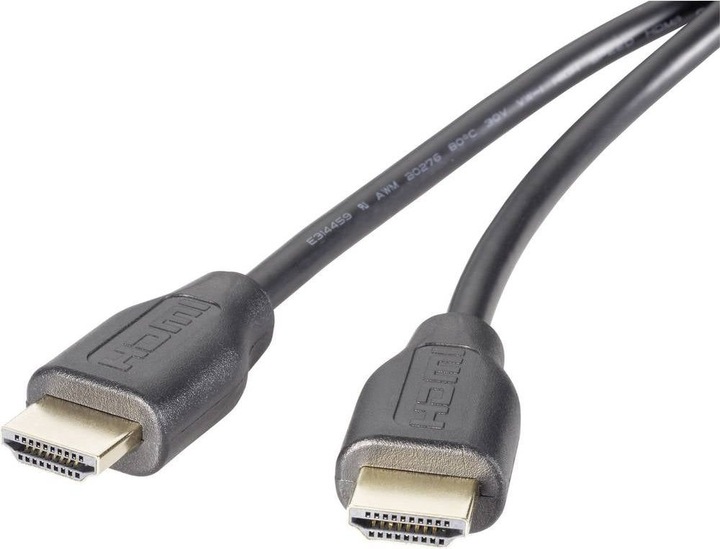 SpeaKa Professional HDMI High Speed Anschlusskabel mit Ethernet 5 m (5 m, HDMI)