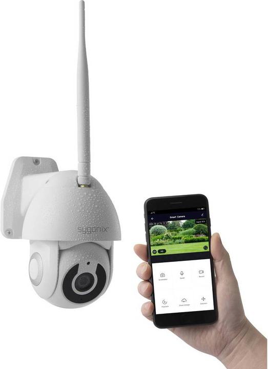 Produktbild Sygonix PTZ WLAN Aussenkamera 1080P (1920 x 1080 Pixels)