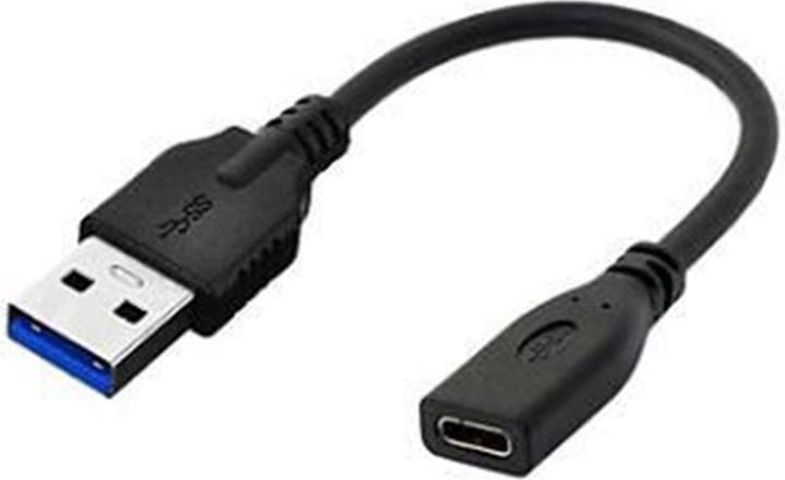 Produktbild MicroConnect USB3.0ACF02 0.2m USB A USB C Männlich Weiblich Schwarz USB Kabel (0.20 m, USB 3.2 Gen 1)