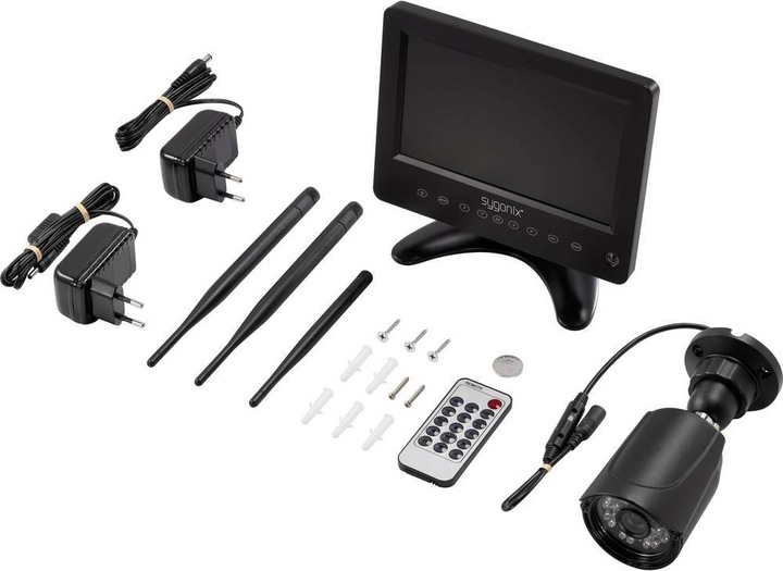 Immagine prodotto Sygonix Set di telecamere di sorveglianza Set di sorveglianza wireless 720P (1280 x 720 pixel)