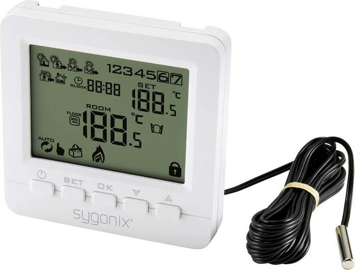 Immagine prodotto Sygonix Termostato ambiente Termostato di riscaldamento programmabile, digitale