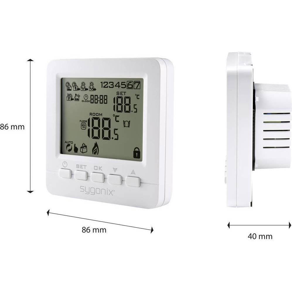 Sygonix Programmierbarer Heizungsthermostat, digital (SY-4500818)
