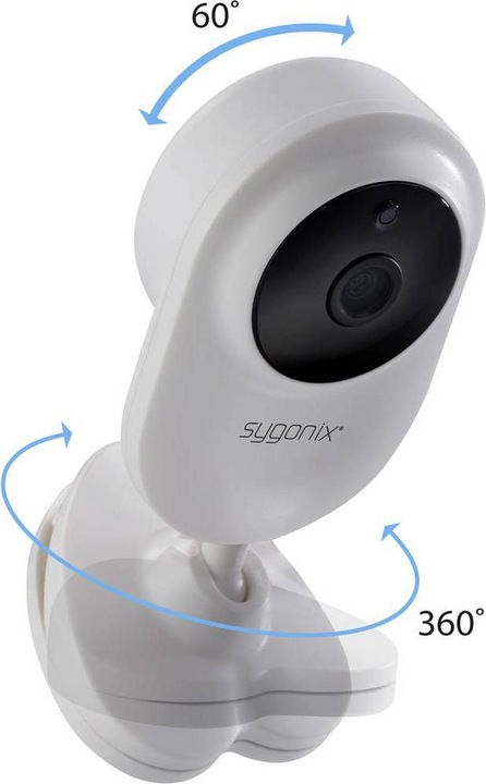 Image du produit Sygonix Écoute-bébé avec caméra (Vidéo et audio, 100 m)