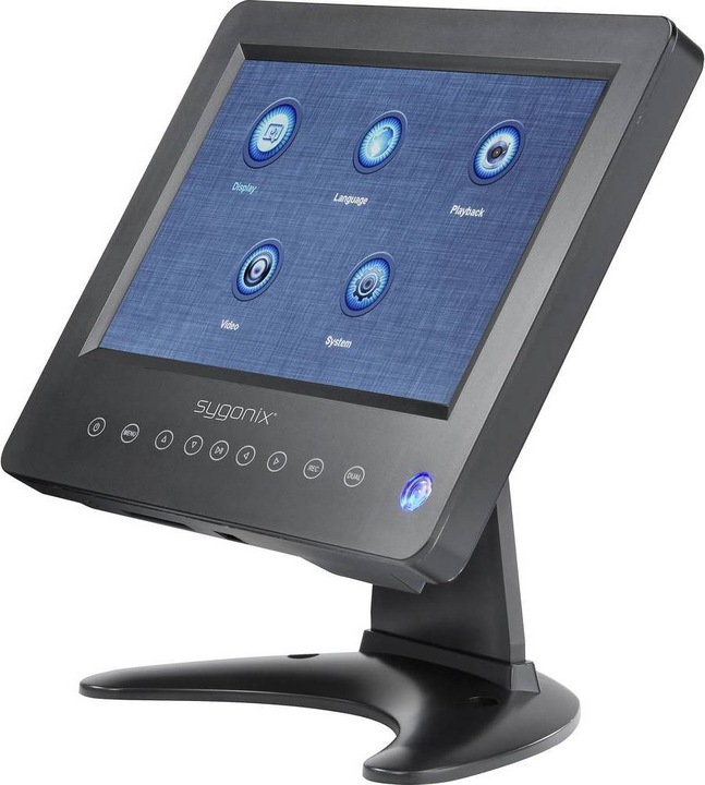 Image du produit Sygonix Kit de caméras de surveillance AHD, système combiné LCD-DVR avec écran LCD 7", 2 caméras 720p IP65 (1280 x 720 pixels)