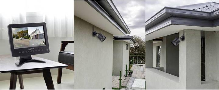 Actual product image Sygonix Surveillance camera set AHD 2 channel with cameras 1280 x 720 pixel (1280 x 720 pixels)