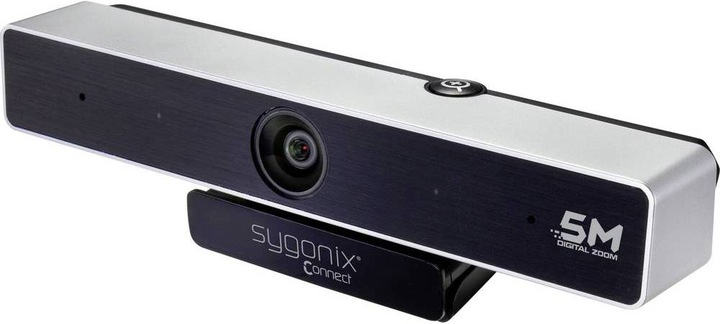 Actual product image Sygonix Connect 2K (2592 x1944) webcam with stereo microphone (5 Mpx)