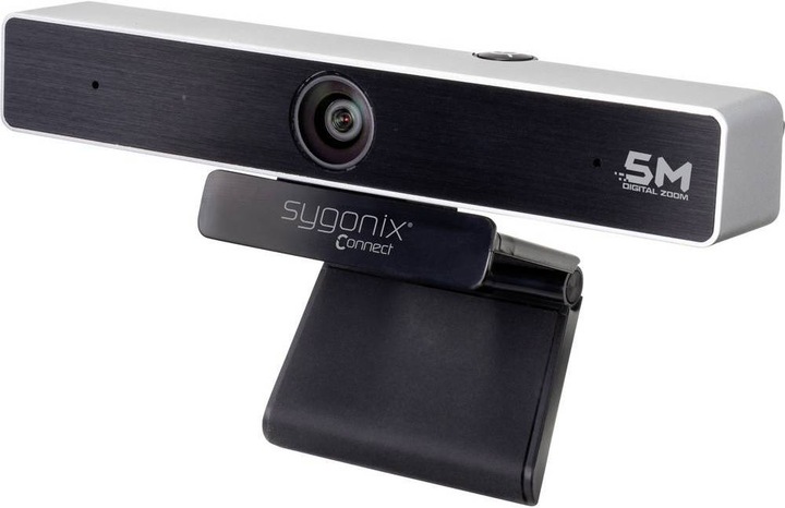 Actual product image Sygonix Connect 2K (2592 x1944) webcam with stereo microphone (5 Mpx)