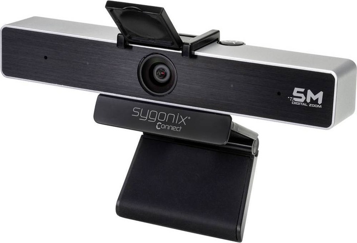 Actual product image Sygonix Connect 2K (2592 x1944) webcam with stereo microphone (5 Mpx)