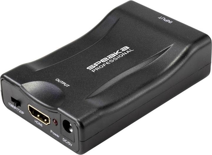 Image du produit SpeaKa Professional AV SCART vers HDMI 1920 x 1080 pixels (Convertisseur de caméra)