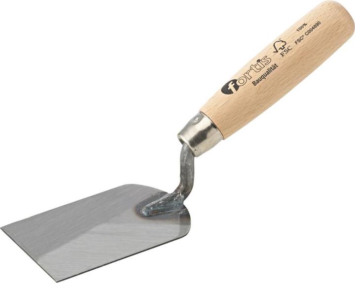 Actual product image Magni Plasterer's trowel 60mm, g-neck, wooden handle FORTIS Bau