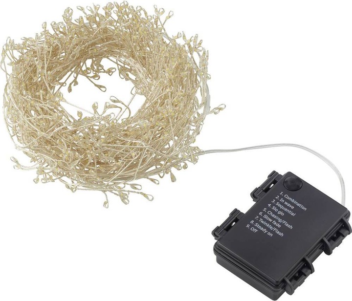 Actual product image Sygonix Multi-LED fairy lights with 700 LEDs, with timer (7 m)