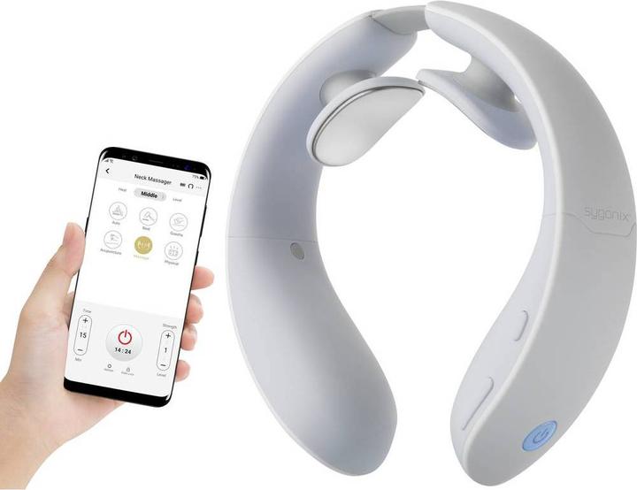 Actual product image Sygonix Vibration neck pillow MINI NACKENMAGEgerät