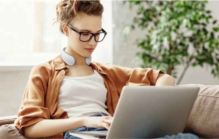 Actual product image Sygonix Vibration neck pillow MINI NACKENMAGEgerät