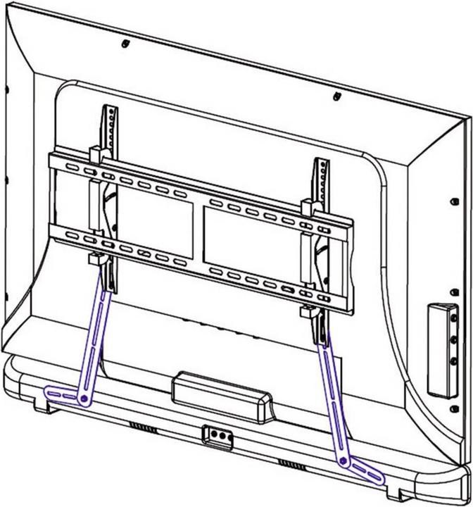 Productafbeelding SpeaKa Professional Soundbarbeugel Eenvoudige verbindingen (1 paar, Wandmontage, Draaibaar)