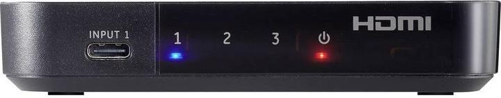 Actual product image SpeaKa Professional 2+1 Port HDMI Switch mit zusätzlichem USB-C™-Einput 3840 x 2160 Pixel