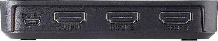 Actual product image SpeaKa Professional 2+1 Port HDMI Switch mit zusätzlichem USB-C™-Einput 3840 x 2160 Pixel