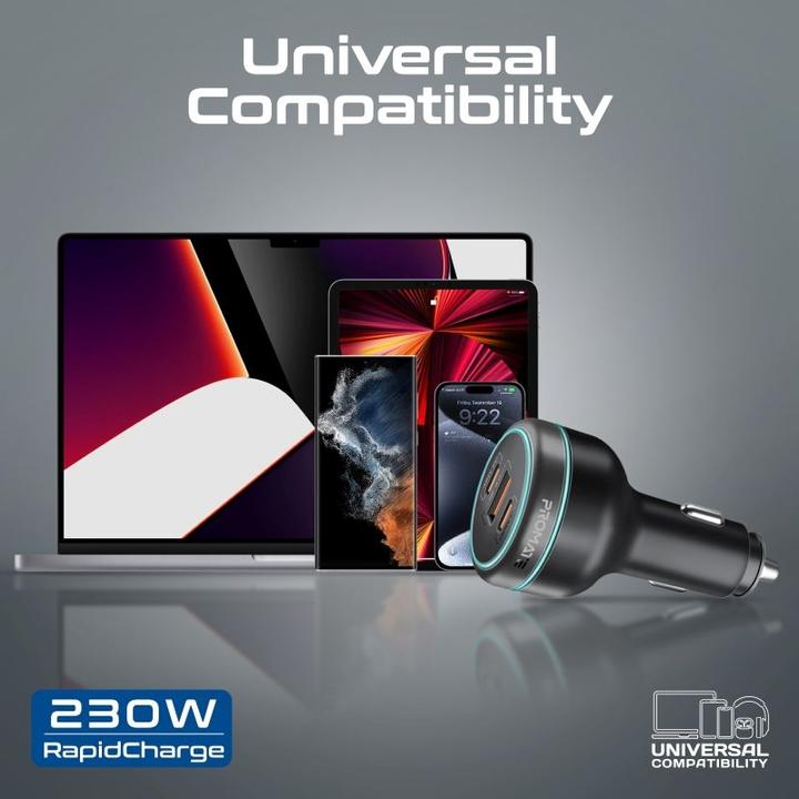 Actual product image ProMate PowerDrive 230Watt USB-C charging adapter