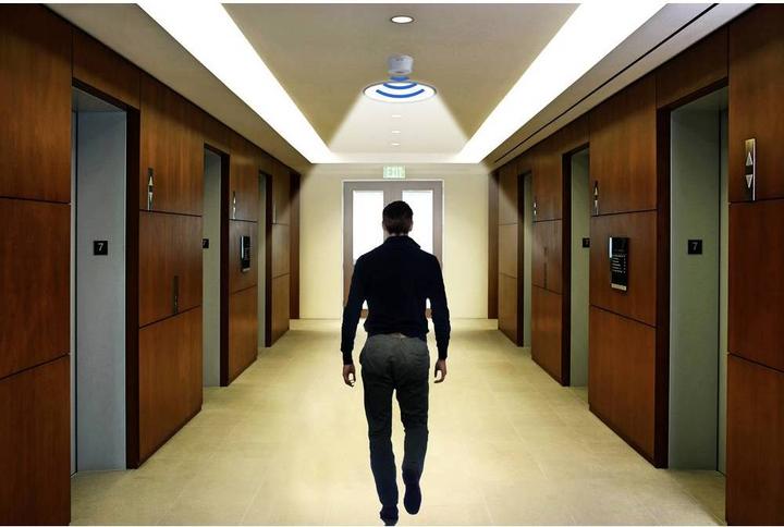 Actual product image Sygonix PIR ceiling motion switch 360° structure (15 m)