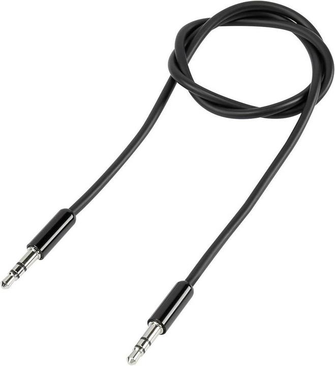 SpeaKa Professional 3.5 mm Klinke Anschlusskabel SuperSoft 1 m (1 m, 3.5mm Klinke (AUX))