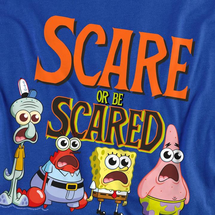 Immagine prodotto Spongebob Squarepants Scare Or Be Scared Felpa Adulto Unisex (M)