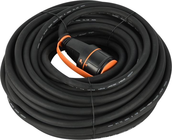 Actual product image Electraline Waterproof Extension Cord with Locking Mechanism, 20m Length, 3500W Capacity (20 m)