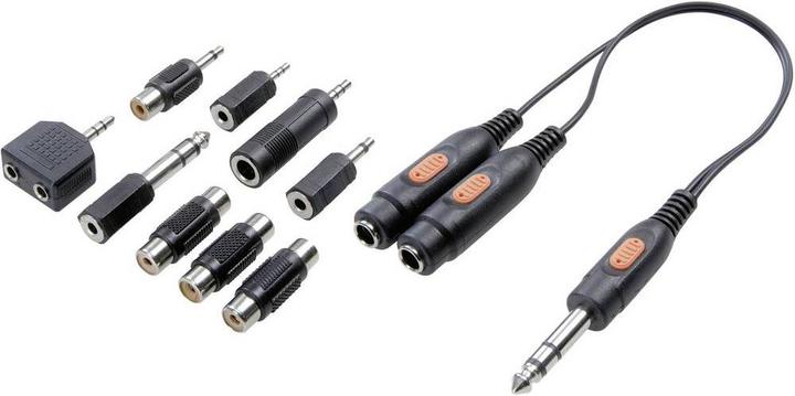 SpeaKa Professional Jack/cinch-adapterset (Jack adapter)