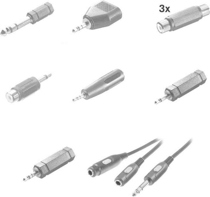 Productafbeelding SpeaKa Professional Jack/cinch-adapterset (Jack adapter)