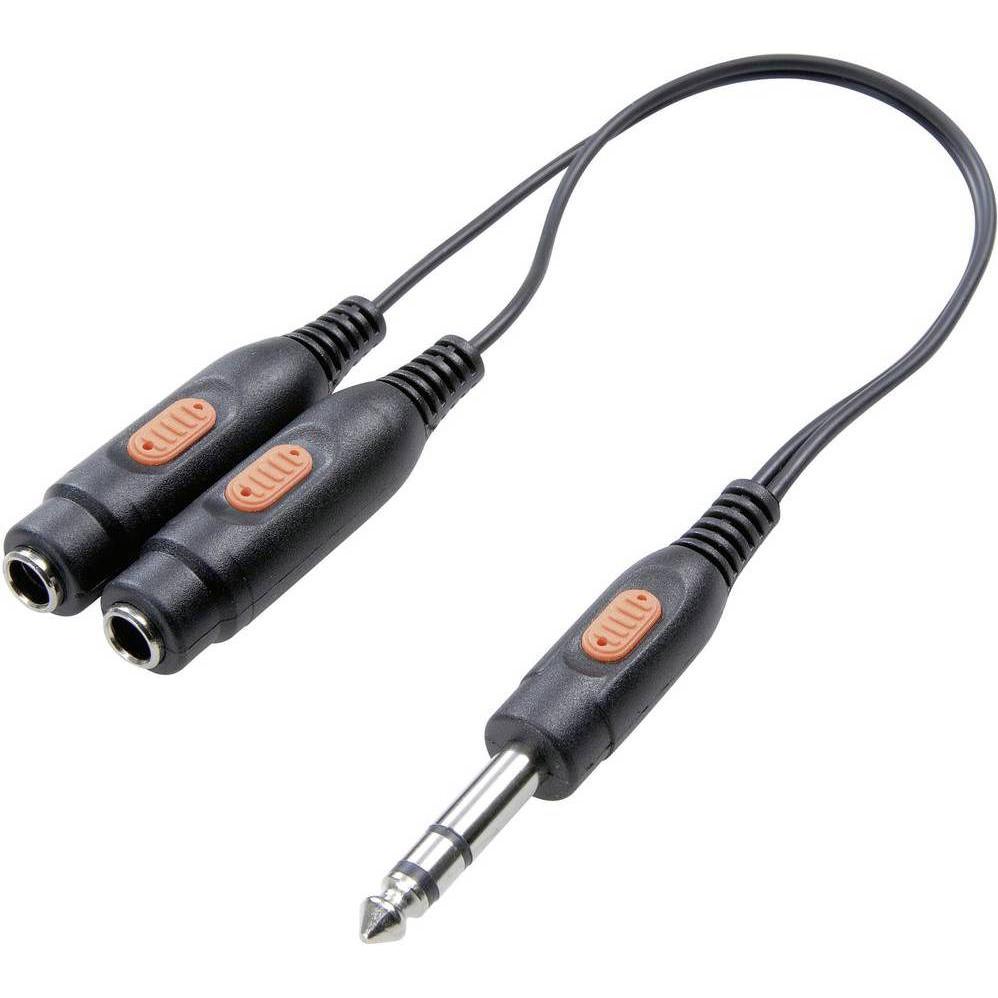 Thumbnail - SpeaKa Professional Klinke/Cinch Adapter-Set Zwischenstecker Zwischenstecker (Klinkenadapter), Audio Adapter, Schwarz