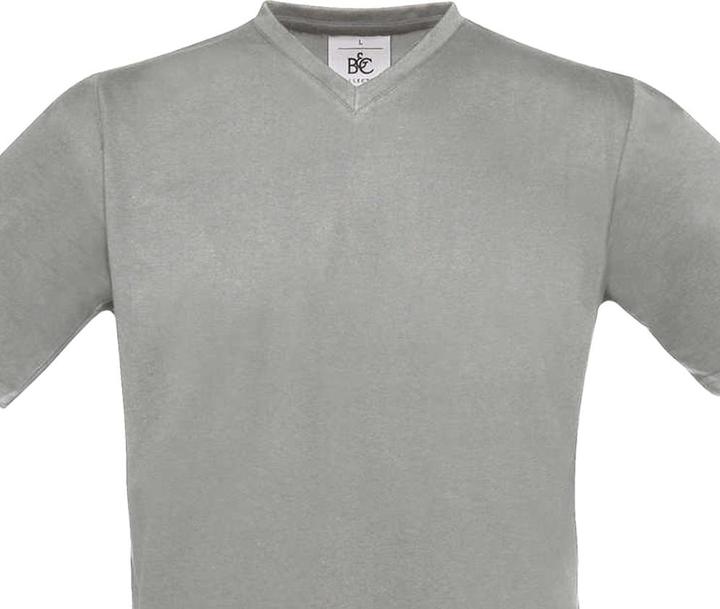 Actual product image B&C Mens Exact V Neck T-Shirt (M)