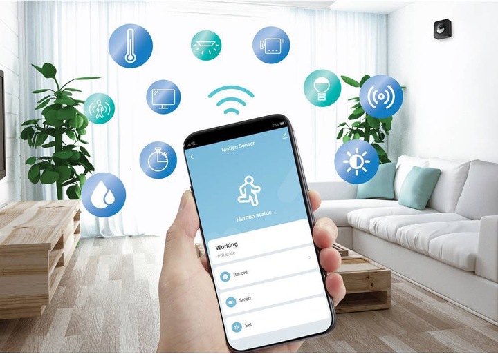 Produktbild Sygonix WLAN-Bewegungsmelder (50 m)