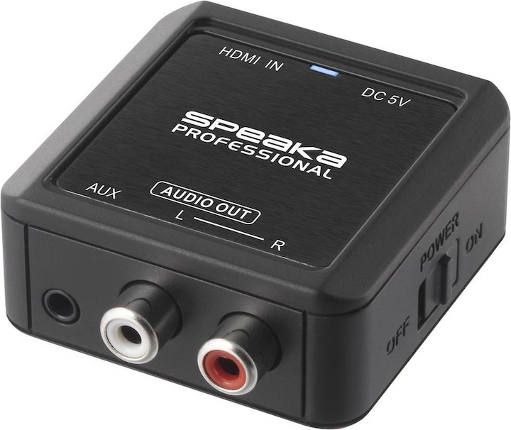 SpeaKa Professional HDMI (eARC/ARC) zu Stereo-Adapter