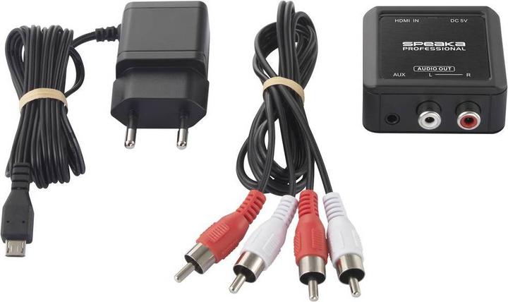Actual product image SpeaKa Professional HDMI (eARC/ARC) to Stereo Adapter