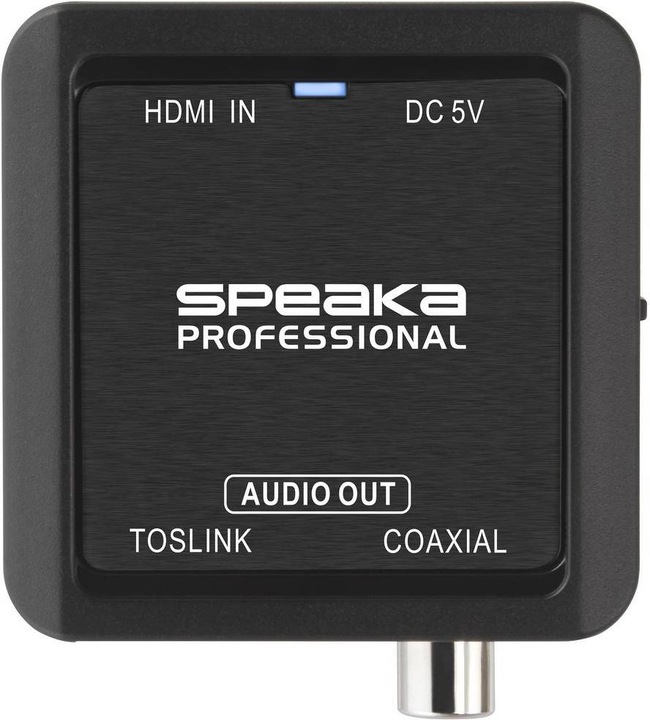 Image du produit SpeaKa Professional Adaptateur HDMI (eARC/ARC) vers coaxial/toslink (Modulateur HDMI, Adaptateur Toslink)