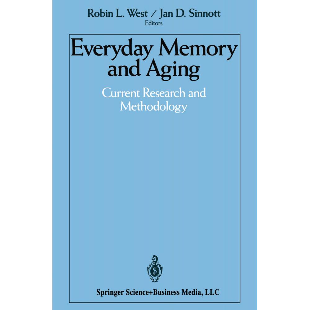 Everyday Memory and Aging, Fachbücher von Robin L. West, Jan D. Sinnott