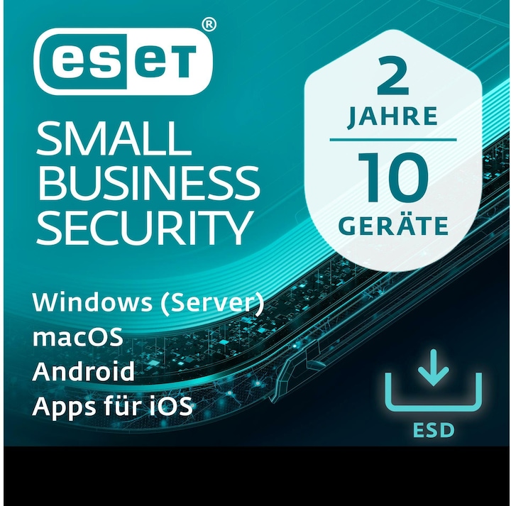 ESET Small Business Security ESD, completo, 10 utenti, 2 (10 Dispositivi, 24 mesi)