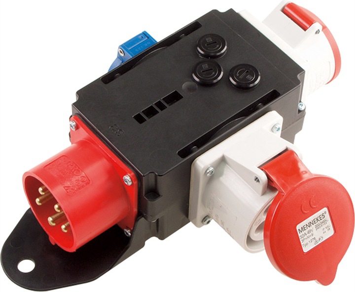Image du produit Bachmann Adaptateur CEE Plug 32A 1x16A5p400V 2x32A5p400v 1cl. de protection (CEE 16/5, CEE 32/5)