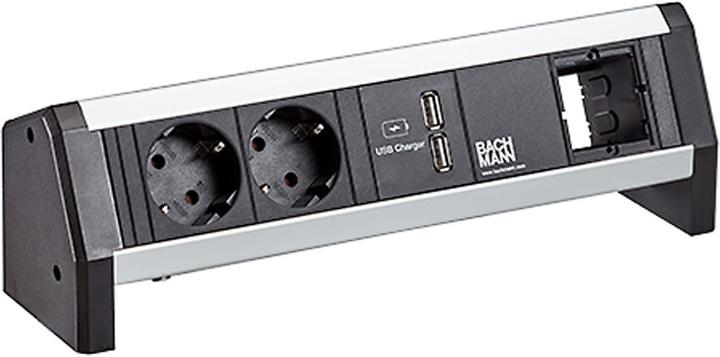 Actual product image Bachmann DESK 2xCEE7/3 1xUSB Charger (2 x, CEE 7/3, 1 m)