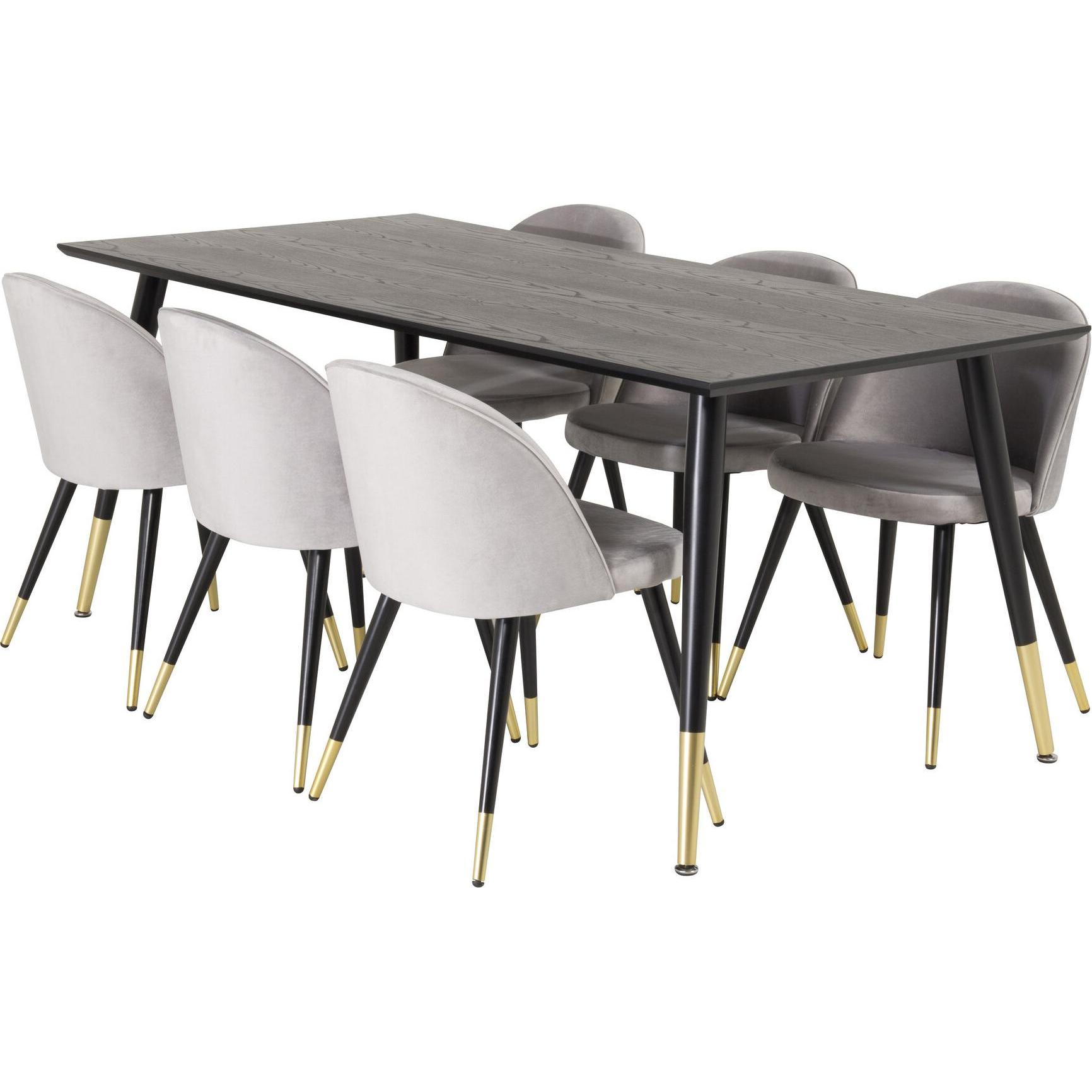 Venture Home, Esstisch, Dipp, Velvet (75 x 180 x 90 cm)