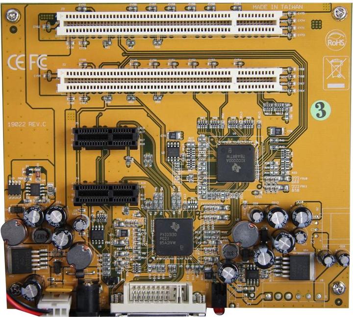 Actual product image StarTech PCI Express to 2 PCI & 2 PCIe expansion enclosure