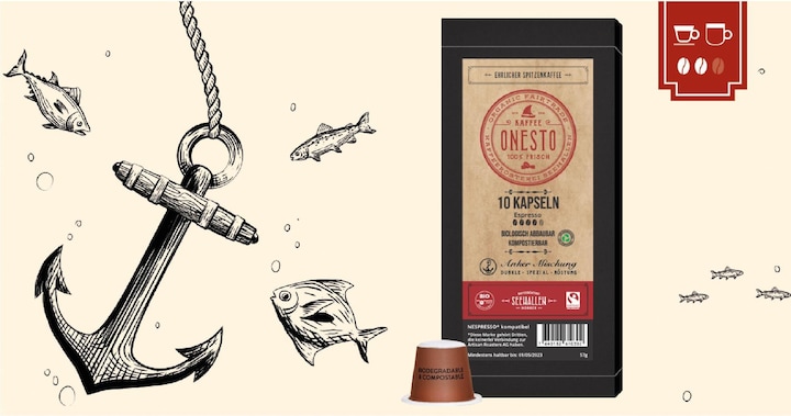 Produktbild Onesto 100% biologisch abbaubar (10 x Port.)