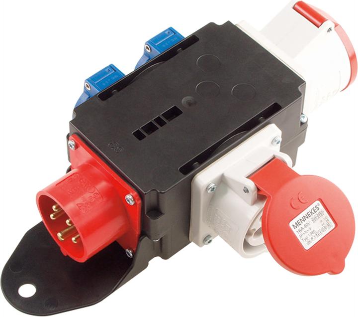 Produktbild Bachmann CEE adapter CEE plug 16A 1x16A5p400V 1x32A5p400v 2protectors