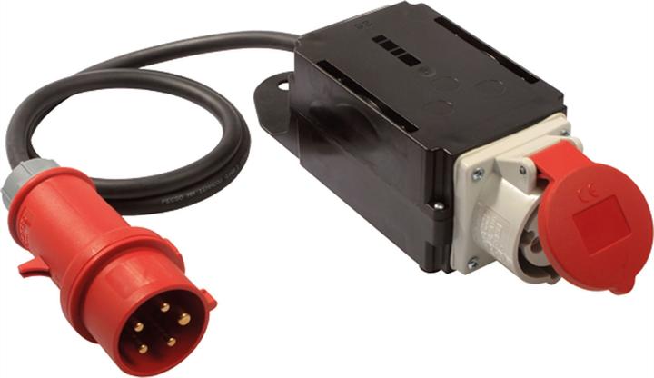 Productafbeelding Bachmann inschakelstroombegrenzer 16A 3Ph H07RN-F 5G1.5 met CEE-stekker 400V (1 x, CEE 16/5)