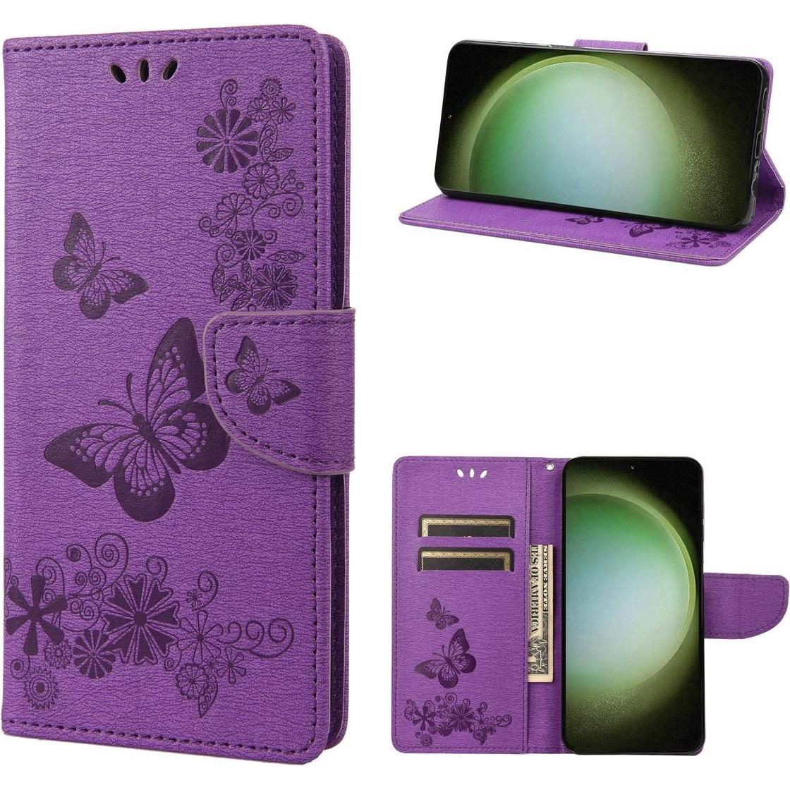 Thumbnail - König Design Hülle Handy Schutz für Samsung Galaxy S23 Plus Ultra Case Cover Tasche Wallet (Samsung Galaxy S23 Ultra), S...