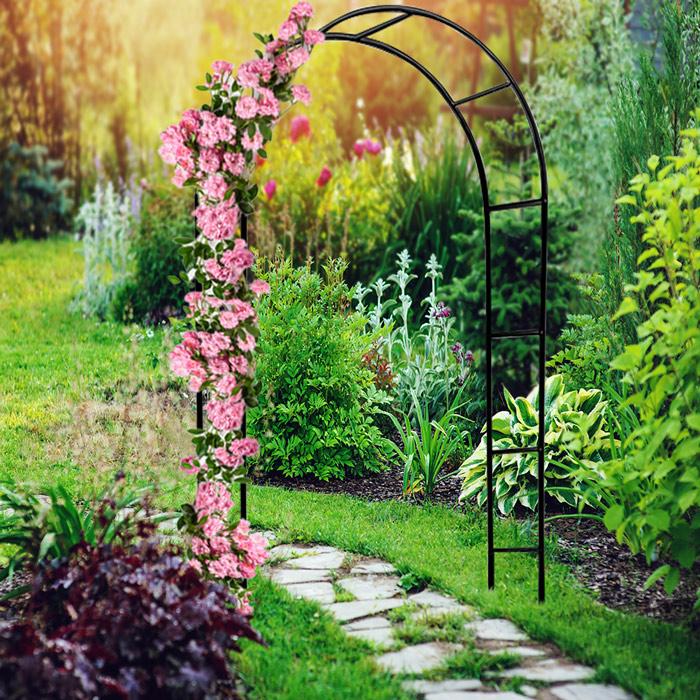 Actual product image Deuba Set of 2 Garden arches (240 cm, 140 cm)