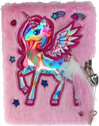 Actual product image Tinka Magic Tinka - Plush Diary - Unicorn (8-4285) (15 x 18 cm)